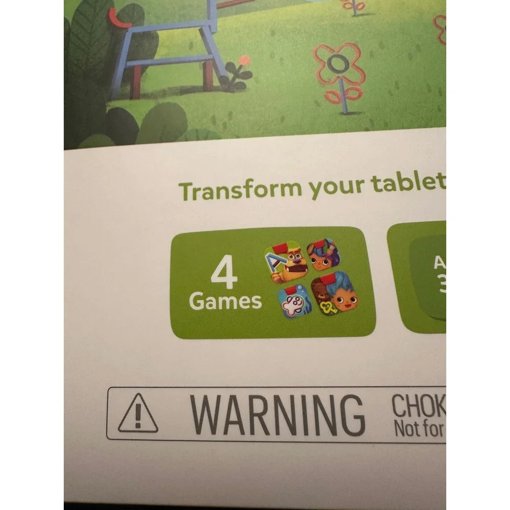 Osmo‎ Little Genius Starter Kit Educational Games Ages 3-5 Fire Tablet Learning
